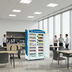 ตู้จำหน่ายสินค้าอัตโนมัติ GS Vending New-Tech Visual AI Smart สำหรับอาหารสด ขนม และเครื่องดื่ม รับชำระด้วยบัตร เหมาะสำหรับโรงเรียน โรงแรม พร้อมระบบทำความเย็น - Product Image 3