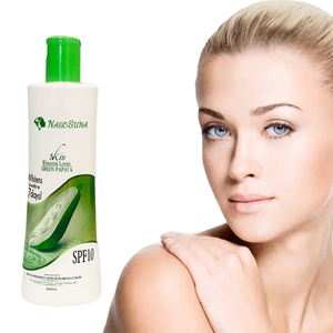 Lozione per il corpo ANTI-ACNE verde all'ingrosso PAPAYA sbiancante lozione <span class=keywords><strong>SILKA</strong></span> nutriente per la pelle crema - Product Image 2