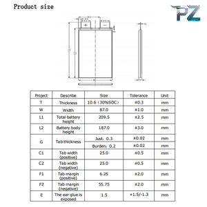 Аккумулятор SVOLT 32000 мАч 3.65В LiPo |   Высокотоковые полутвердотельные аккумуляторные ячейки NMC в мягкой упаковке для тяжелых промышленных дронов и БПЛА - Product Image 2