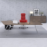 Muebles de Oficina Modulares de Madera de Lujo, Escritorios y Mesas de Oficina de Diseño para Oficina Administrativa, Calidad Premium