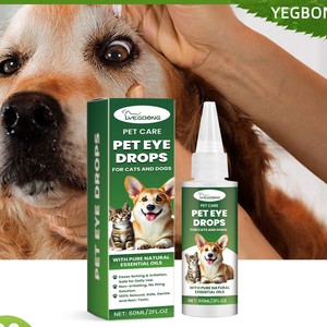 Gotas Oftálmicas para Mascotas para Limpiar Manchas de Lágrimas de Perros y Gatos, Limpieza Ocular Suave y Efectiva, Fácil de Usar - Product Image 1
