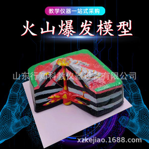 Modèle d'éruption volcanique, nouveau modèle pédagogique conforme aux normes du curriculum, démonstration d'éruption volcanique pour l'enseignement des sciences de la géographie - Product Image 4