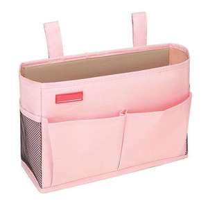 Bolsa <span class=keywords><strong>de</strong></span> Almacenamiento Multiusos para Colgar en la Pared Junto a la Cama, Organizador <span class=keywords><strong>de</strong></span> Cuna para Libros, Tabletas, Revistas, Teléfonos y Controles Remotos - Product Image 3