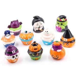 Juguete Sensorial de Compresión de Ascenso Lento para Halloween, Fantasma y Calabaza, para Alivio de la Ansiedad, Material PU, Novedad OEM, Decoración de Escritorio - Product Image 3