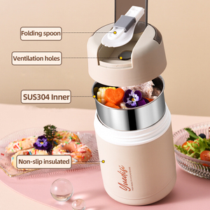 Yuedisi Bán Buôn Hộp Ăn Trưa Chân Không Cách Điện Súp Container Hộp Ăn Trưa Đặt Cách Điện Thực Phẩm Hộp Ăn Trưa - Product Image 5