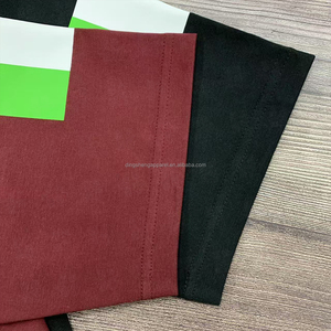 도매 남자의 체육관 근육 목 티셔츠 사용자 정의 자수 ringspun 면 220GSM 부드러운 여름 일반 DTG 인쇄 100% 면 - Product Image 5