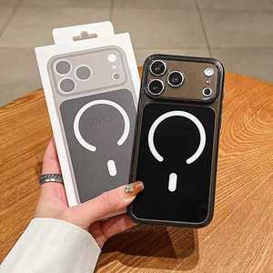 Funda Rígida Transparente de Lujo para iPhone 17 16 15 Pro Max 14 Air, Magnética, Ultra Delgada, Transparente, Antigolpes - Product Image 1