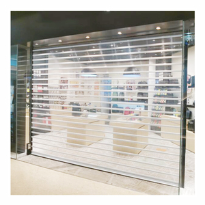 <span class=keywords><strong>Porte</strong></span> à enroulement transparente en cristal de Guangzhou, <span class=keywords><strong>porte</strong></span> à enroulement en aluminium, portes à enroulement transparentes pour magasins - Product Image 1
