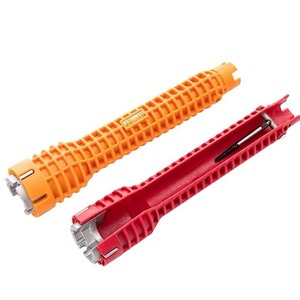 Llave multifuncional para fregadero 8 en 1, llave para tuberías para reparación y desmontaje de grifos de baño con funda de plástico y cabezal de aleación - Product Image 2