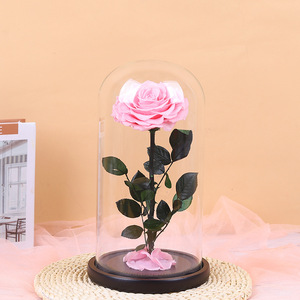 ดอกกุหลาบนิรันดร์ในวันวาเลนไทน์ที่รักษาด้วยลำต้นคงรูปดอกกุหลาบธรรมชาติในโดมแก้ว - Product Image 3