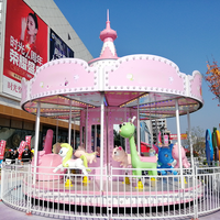 Promotion : Manège intérieur et extérieur pour enfants et adultes, avec chevaux de carrousel pour les enfants, idéal pour les parcs d'attractions et les aires de jeux.