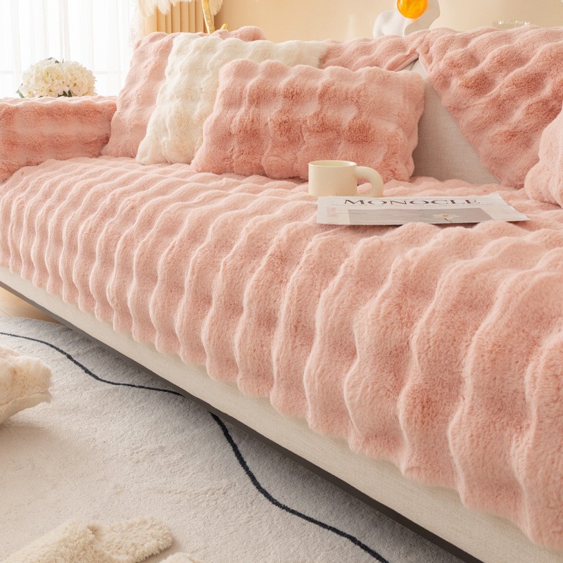 Pelliccia di coniglietto Bubble - rosa femminile