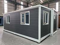 Casa Contenedor Modular Plegable y Expandible de 20 pies, Edificio de Oficinas, Mini Casa sobre Ruedas, Oficina en el Patio Trasero, Lista para Enviar