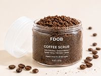 Branded Coffee Sugar Scrub, Natural Exfoliating Body Scrub, Wholesale OEM for Women's Face and Body Care