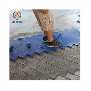 Stampi in Gomma per Pavimenti in Calcestruzzo Senza Giunture in Poliuretano PU, Tappetini con Texture Stampata per Decorazione Giardino - Product Image 1