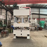 Prensa Hidráulica de Cuatro Columnas de 200T con PLC y Motor para Estampado y Conformado de Chapa Metálica a Alta Velocidad - Fabricación de Herrajes y Utensilios de Cocina