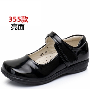 Zapatos para Niñas, Color Negro Puro, para Niñas Pequeñas y Grandes, para la Escuela Primaria, para Actuaciones, Etiqueta, Primavera y Otoño, Zapatos de Princesa - Product Image 5