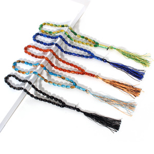 Bracelet de prière musulman en perles laquées, Tasbih, Misbaha, cadeaux du Ramadan - Product Image 2