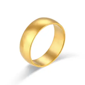 Anello 18K gioielli in oro tungsteno anello 2mm finito di lusso carburo di tungsteno per gli uomini donne coppie anello di nozze in magazzino