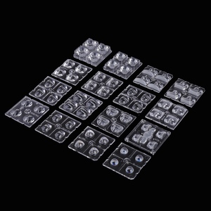 Lentille LED 4-en-1 50x50mm, Faisceau de Précision 10 Degrés, PMMA Optique, Transmittance 93%, OEM ODM pour Projecteur et Rail Lumineux - Product Image 3