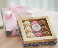 Großhandel Luxuriöse Süßigkeiten-Verpackung Geschenkboxen mit Papiertrennwänden Personalisierte Schokoladen-Brigadeiro-Box