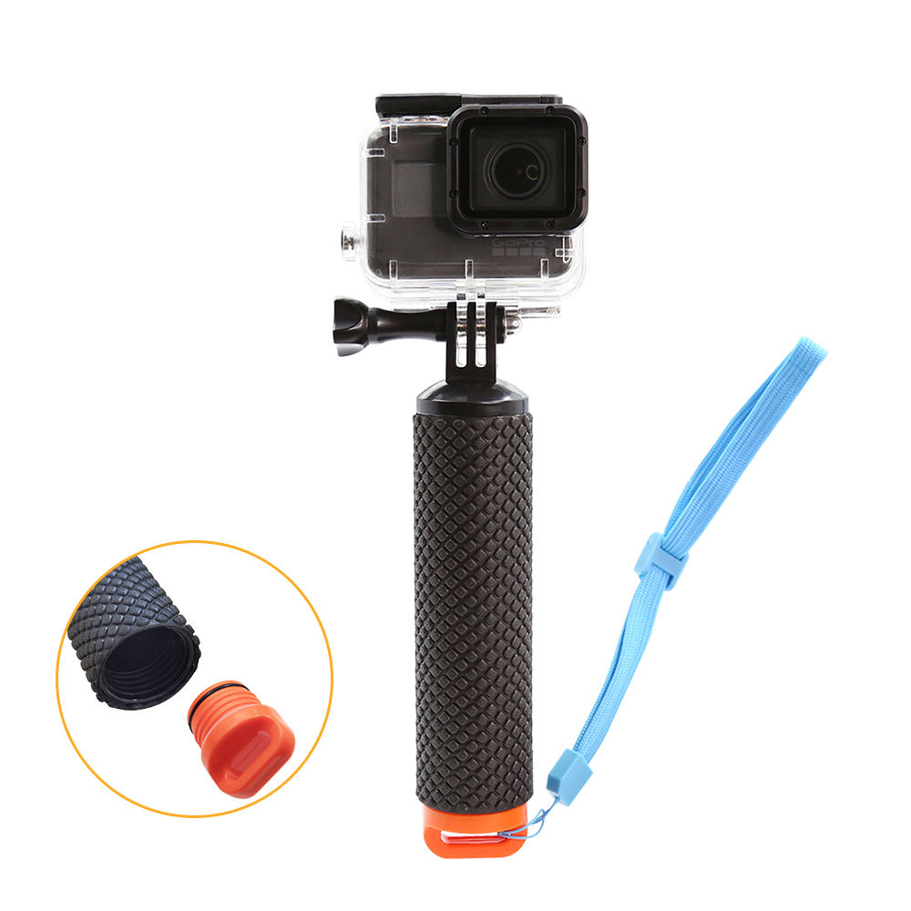 Hongdak Waterproof Floating Hand Grip for GoPro 10 9 8 7 DJI Osmo Xiaomi Yi Action Camera Anti-Slip Floaty Bobber Selfie Stick