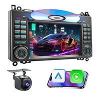 Doppel-DIN Touchscreen Auto-DVD-Player für Mercedes Benz A-Klasse W169 B-Klasse W245 Vito Viano Sprinter W906 VW Crafter