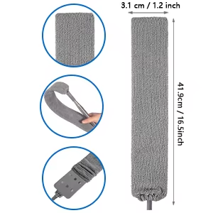 Làm Sạch Nhà Nguồn Cung Cấp Có Thể Điều Chỉnh 4 Đầu Dài Xử Lý Tái Sử Dụng Sợi Nhỏ Mở Dài Lông Khăn Lau Bụi - Product Image 2