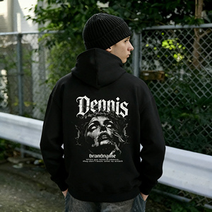 <span class=keywords><strong>Sudaderas</strong></span> con Capucha Personalizadas para Hombre, Sudadera con Capucha Negra y Gris, Lisa, 100% Algodón, Sudadera <span class=keywords><strong>de</strong></span> Felpa Gruesa <span class=keywords><strong>de</strong></span> 500 g/m² - Product Image 2