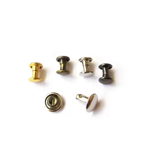 Factory Wholesale Direct Metal Rivets Various Styles Custom Brass Rivet Logo For Shoes