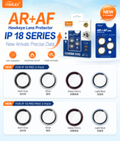 Film protecteur d'objectif d'appareil photo AR+AF OG HD Sapphire Triple Force Anti-explosion pour iPhone 18 Pro / 18 Pro Max
