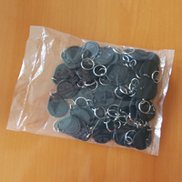 Étiquettes RFID étanches 13,56 MHz, NFC, porte-clés RFID ABS pour la gestion des propriétaires