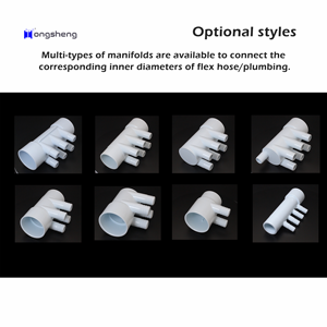 Pour Spa <span class=keywords><strong>Tub</strong></span> White PVC <span class=keywords><strong>Dead</strong></span> End Manifold 2 "-3/4" * 6 Hotel Use Massage Whirlpool <span class=keywords><strong>Tub</strong></span> Fittings - Product Image 6