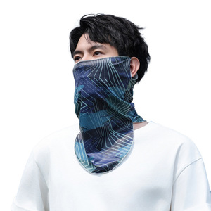 Ice Silk <b>Sunscreen</b> <b>Face</b> Mask <b>For</b> Men Outdoor Cycling Fishing UV Protection Neck Warmer Summer Sports Neck Protector - Product Image 1