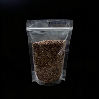 Vente en gros de sacs d'emballage alimentaire en PE transparent HD, sacs à os scellés, sacs à fermeture éclair auto-scellants épaissis avec impression offset
