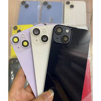 Coque arrière de protection de batterie avec objectif d'appareil photo pour 8G/X/XR/11/12/13/14/15 PRO PM, design barre, boutons latéraux, étuis pour téléphones mobiles