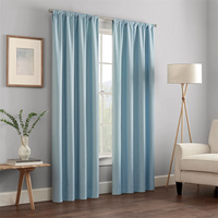 Luxe Style européen 100% Polyester hôtel rideau occultant maison fenêtre pare-soleil décoratif personnalisé solide rideaux cantonnières