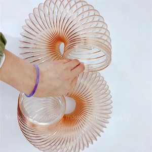 Qianrun Rubber Flexible Transparent Pu Steel Wire Hose 20mm Gas Ventilation Dust Collection Pipe - Product Image 2