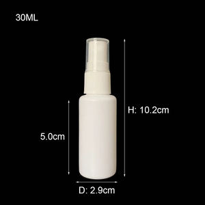 Botella de Spray Blanca de HDPE al por Mayor, Capacidades de 10 ml y 100 ml, a Prueba de Luz, con Bomba de Pulverización Lateral, Subbotella para Perfume y <span class=keywords><strong>Alcohol</strong></span> - Product Image 4