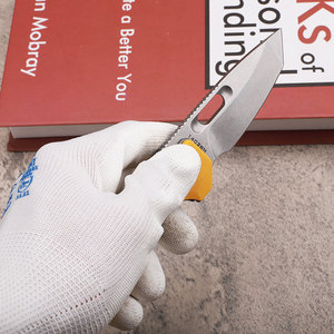 Couteau pliant à manche en <span class=keywords><strong>acier</strong></span> G10 <span class=keywords><strong>14C28N</strong></span>, couteau de poche de pêche EDC de survie en plein air à haute dureté - Product Image 5