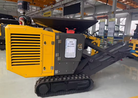 Concasseur à mâchoires sur chenilles portable MONDE, capacité max. 350 t/h, pour le concassage de pierres sur chantier, la démolition et le recyclage des déchets