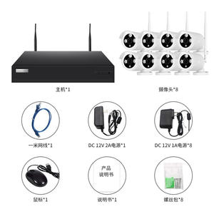 ชุดอุปกรณ์เฝ้าระวังไร้สาย Nvrkit 4ch 8ch พร้อมระบบมองเห็นกลางคืน รองรับการ์ด Micro SD รองรับการสื่อสารด้วยเสียง ระบบตรวจสอบภายในอาคาร - Product Image 2