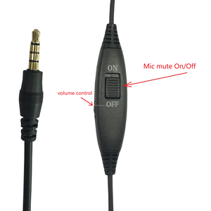Tai nghe máy tính có dây khử tiếng ồn, đeo tai, jack 3.5mm, dành cho PC, tổng đài, có micro - Product Image 5