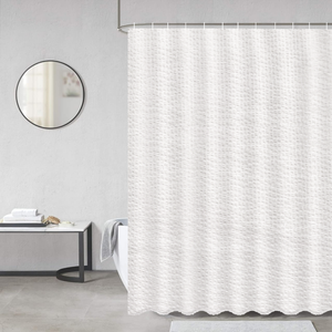 <span class=keywords><strong>Rideau</strong></span> <span class=keywords><strong>de</strong></span> <span class=keywords><strong>douche</strong></span> en relief <span class=keywords><strong>de</strong></span> luxe qualité hôtelière 3D tissu texturé Polyester imperméable salle <span class=keywords><strong>de</strong></span> bain <span class=keywords><strong>rideau</strong></span> <span class=keywords><strong>de</strong></span> <span class=keywords><strong>douche</strong></span> avec crochets - Product Image 6