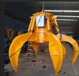 Godet de grue multifonctionnel en état neuf, conception à coquille pour la manutention de matériaux en vrac pour la construction, pompe à moteur - Product Image 5