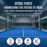 Pista de Pádel Profesional Panorámica de Alta Calidad con Logotipo Personalizado para Clubes
