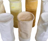 Sac filtre à poussière en feutre aiguilleté, résistant à l'huile, imperméable, antistatique, avec noyau acrylique