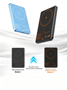 แบตสำรองแม่เหล็กบางเฉียบ Black Shark Blade 2+ ได้รับการรับรองมาตรฐาน 3C, ชาร์จเร็วแบบไร้สาย, พกพาสะดวก, ปลอดภัยสำหรับการเดินทางโดยเครื่องบิน, รองรับการชาร์จไฟฟ้าแรงดันสูง - Product Image 1