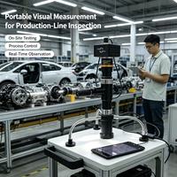 Microscope vidéo haute résolution pour la mesure industrielle et l'inspection de la qualité