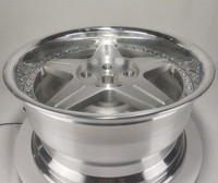 Weiya – jantes en alliage forgé 2 pièces, poli miroir à disque central brossé, roues en alliage d'aluminium de voiture personnalisées